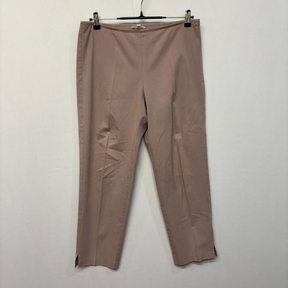 Eileen Fisher Women Organic Cotton Ankle Pants Trouser Size Medium C056 -22